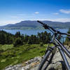 Carlingford Lough: Northern Ireland in the foreground with Ireland proper across the fjord.