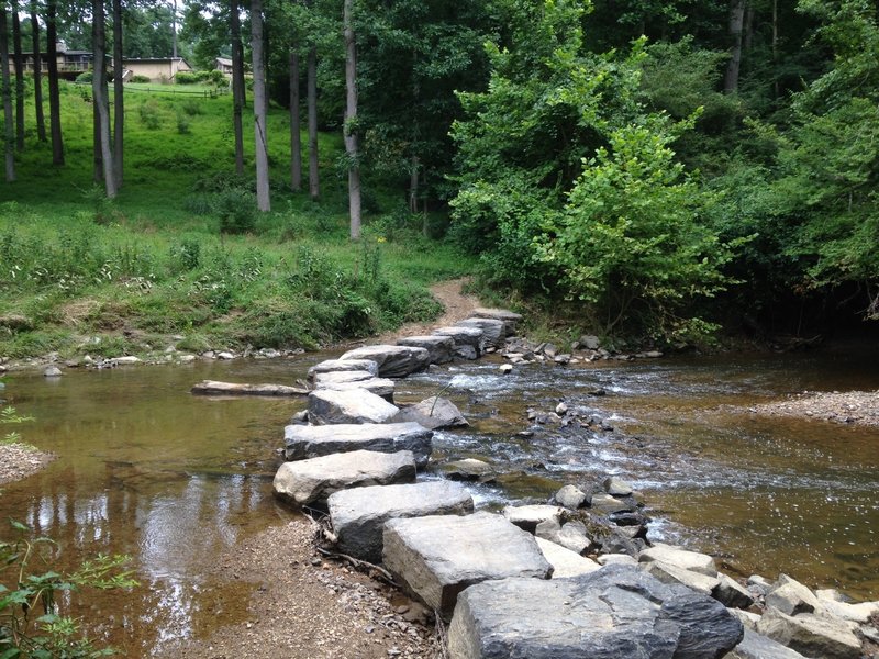 Difficult Run creek crossing, just south of the Old Dominion underpass.