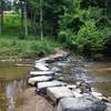 Difficult Run creek crossing, just south of the Old Dominion underpass.