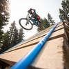 Dylan Brown airs off the wooden table at the top of Berserker.