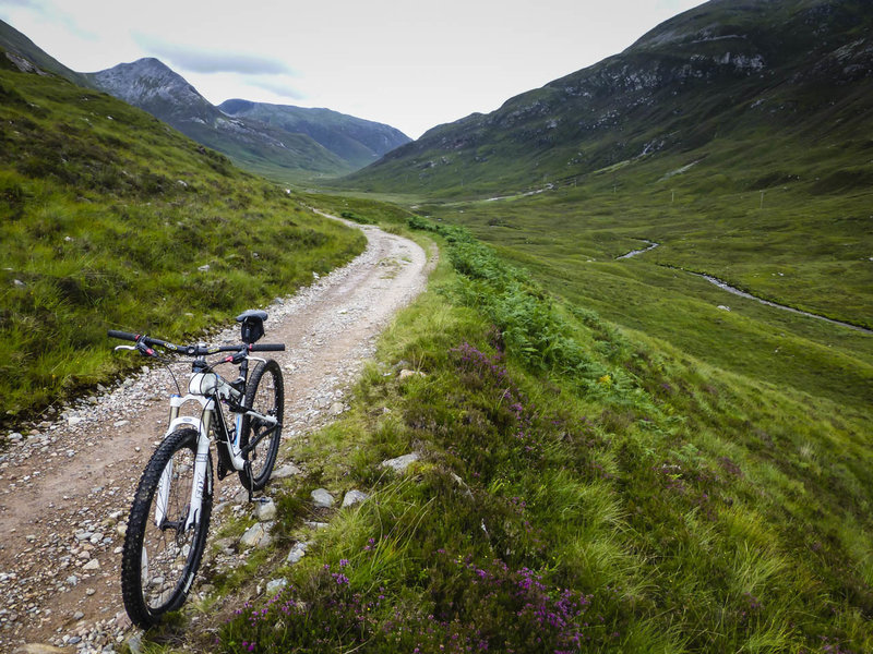 The Old Military Road (part of the West Highland Way) traverses the isolated Valley of the River Kaichnish