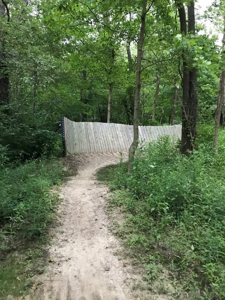 Wall ride on Berm Coaster