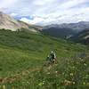 Nearing the top of Crystal Peak Trail.