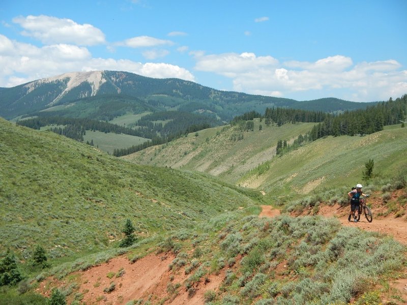 Like most Colorado rides, it's a long haul up!