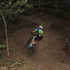 Banked corners on the Maple Hill Trail