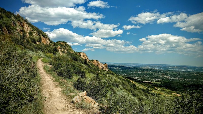 Valley overlook from White Acres Trail.