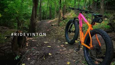 Approaching the roller section on the Upper Trail Loop
