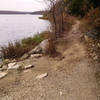 At the end of the trail looking back