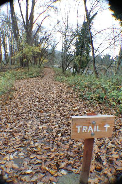 Trail sign along the Joseph Micelli Trail
