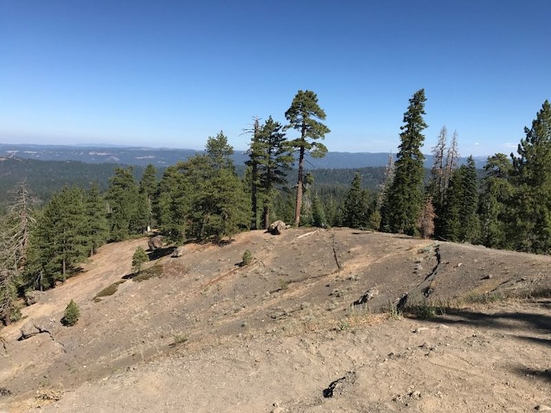 Looking down the ridge from the Therapy overlook