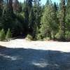 Looking back at the bridge across Beaver Creek from 6N08 and 5N02 intersection. Cow Camp corral is to our backs.