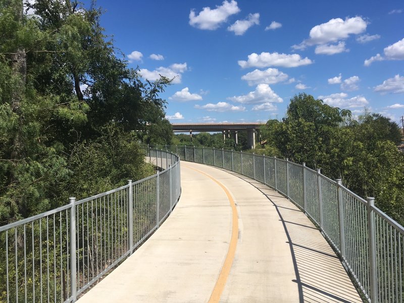 Suspended Portion of Southern Walnut Creek Trail by 183