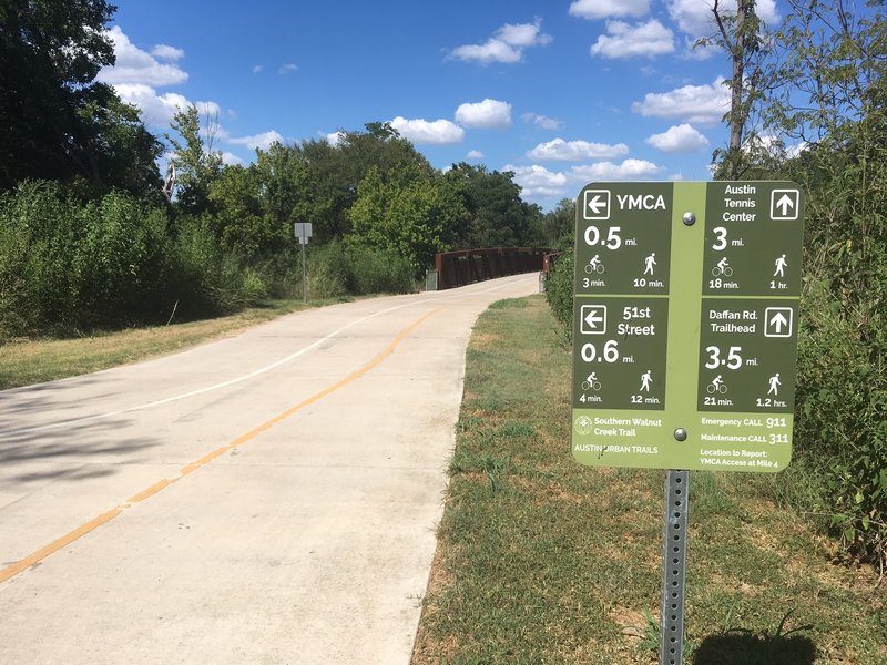 YMCA trailhead