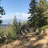 Great views of the lake from the trail