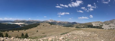 View from back side of Gold Hill that separates Clinton and Mayflower Gulch.