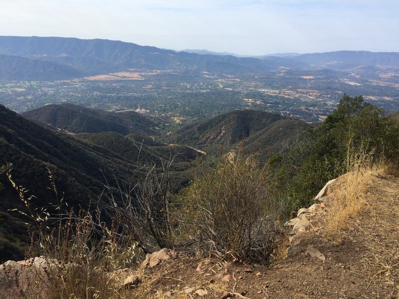 Nice view of Ojai from the Pratt Trail