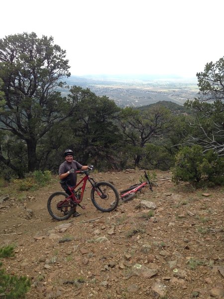 SBT overlooking town of Taos!