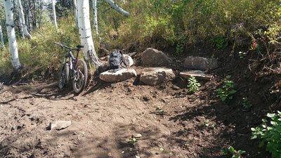"Couch" at the top of the climb.