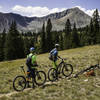 A well earned breather to gaze upon Mt. Guyot.