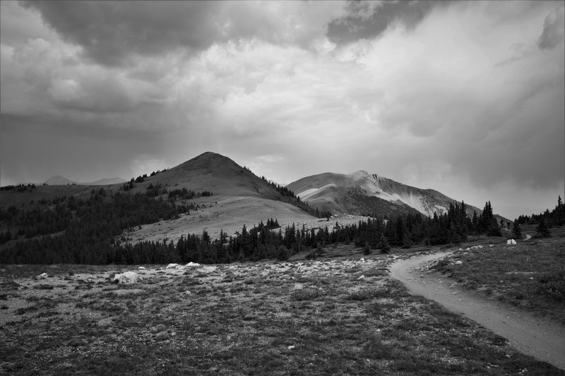 Sweeping vistas and often threatening skies.