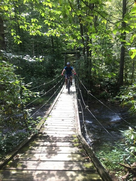 Walking Bridge across creek