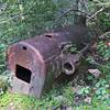 Steam boiler that apparently powered a sawmill