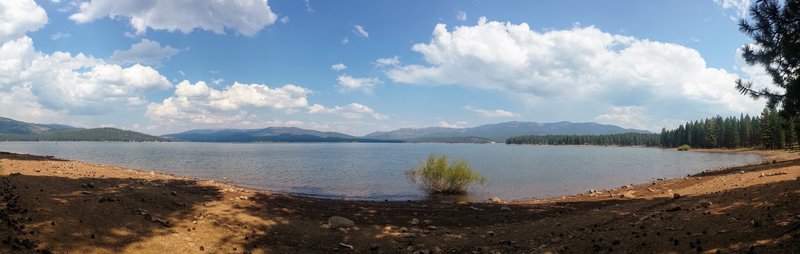 Don't miss out on the view of Stampede Reservoir at the turn-around.