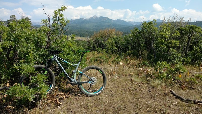 Coyote Hill Loop - Pagosa Springs, CO - Turkey Springs Trail System - Top of ridge looking north