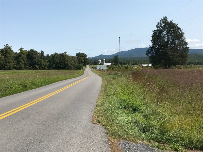 Nearing end of road segment