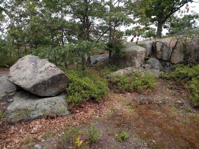 Advanced drop opportunity. Try to hit the bottom rocks to avoid flat landing.