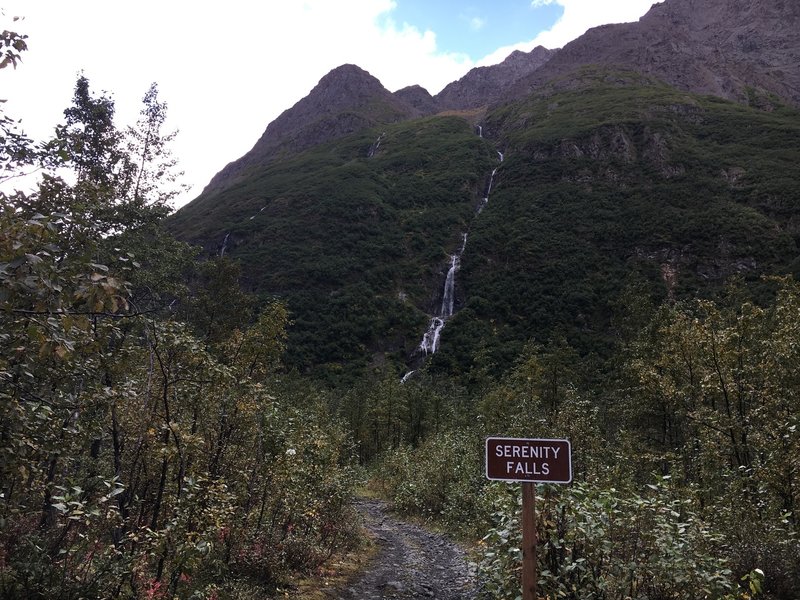 Serenity Falls-near the end of the trail.