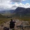 The top of the Devil’s Staircase, looking back down to Glencoe.