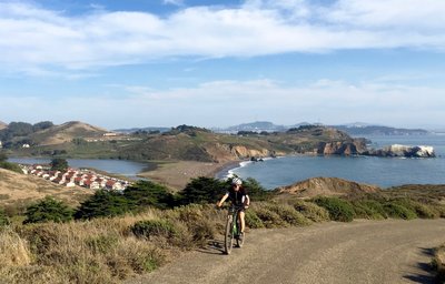 Rodeo Beach in the background