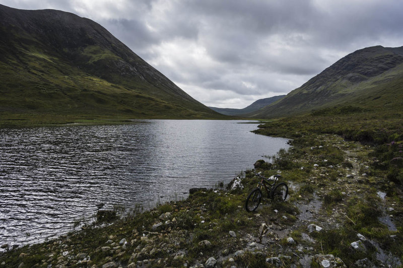 Lochan Sratha Mhoir - The trail may be boggy, but at least it doesn't run through the loch.