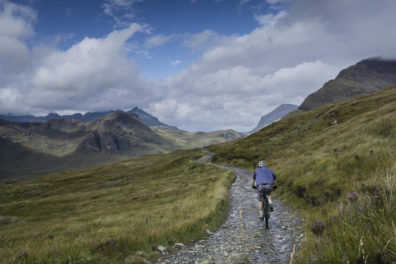 The descent from Am Mam Pass into Camasunary on the Atlantic Ocean with the Cuillin Hills as the backdrop is simply magnificent.