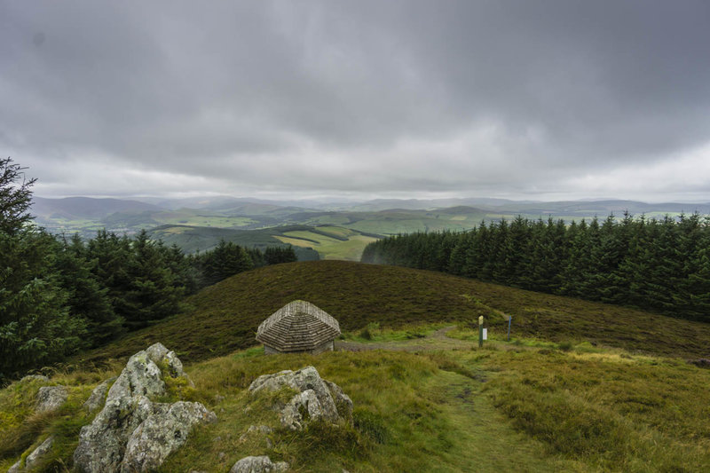 After climbing forever, the view from the top!