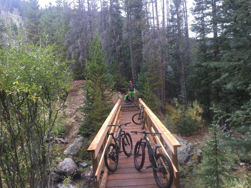 The new bridge over the river.