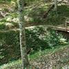 Local rider, Josh Kinder climbing Overlook at the bridge.