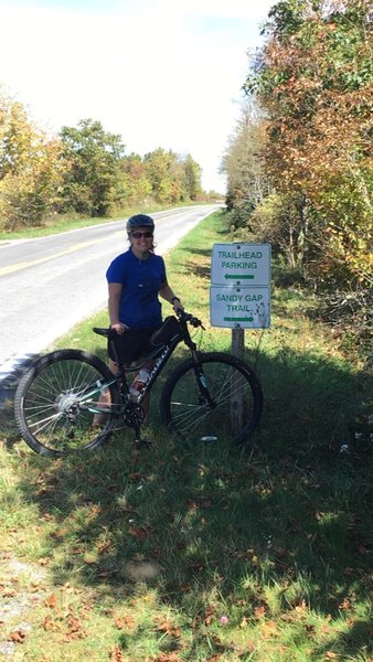 Sign along Rt 703 for trailhead.