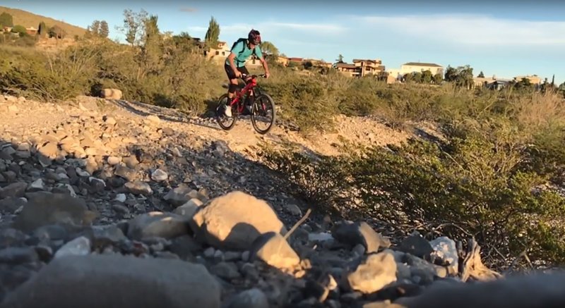 Catching minor air at Arroyo Park