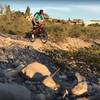 Catching minor air at Arroyo Park