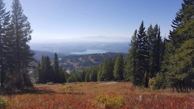 Summit Trail with fall colors