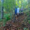 Ashe County Middle School Bike Club Trail Building Day