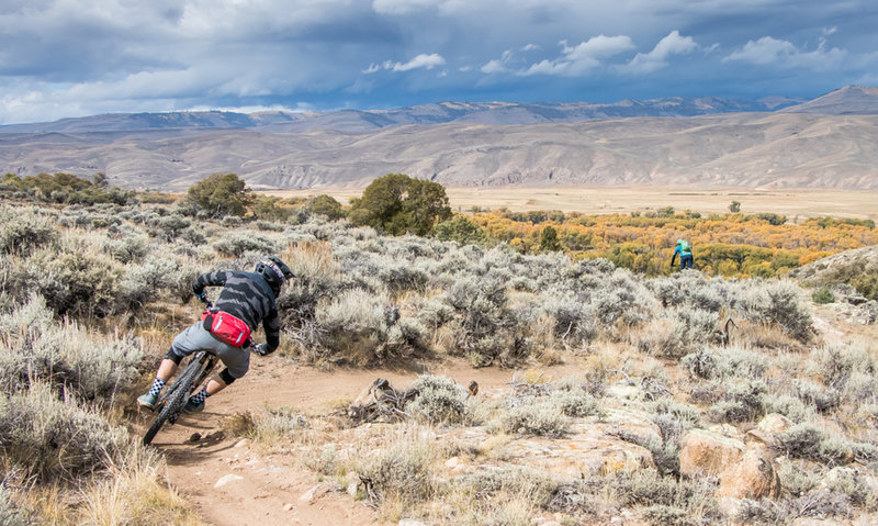 An amazing downhill on Graceland at Hartman Rocks