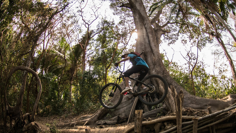 Getting some hang time at Sayulita.