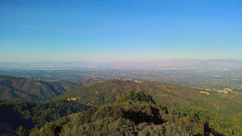 Great views from Summit Rock. Definitely worth the short (and steep) sidetrack.