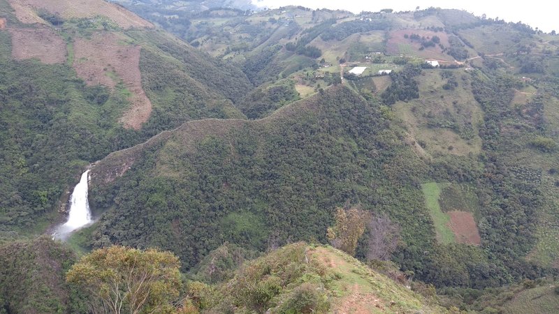 A 300-foot waterfall in the distance.