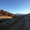 Following the volcanic ridge to overlook of Henderson