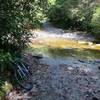 Stream crossing coming out of Blackwater Falls park