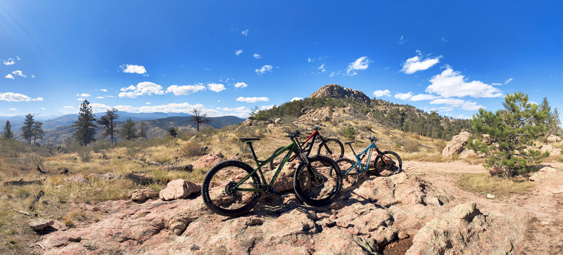 Triple Lean at Horsetooth Mountain